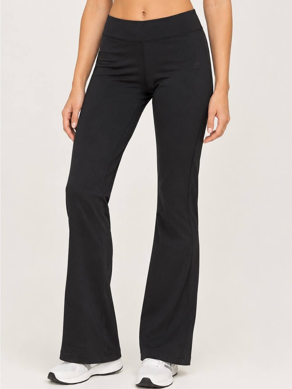 adidas Women's Climalite Ultimate Fit Flared Yoga Pants Black XS Style D89530